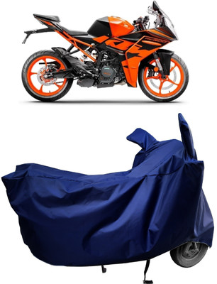 Amexride Two Wheeler Cover for KTM(RC 200, Blue)