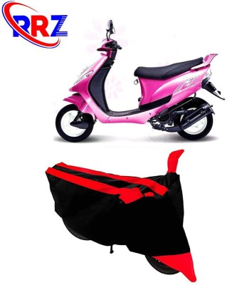 AutoGalaxy Waterproof Two Wheeler Cover for Mahindra(Kine, Black, Red)