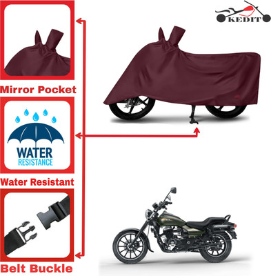 AASHTIK MART Two Wheeler Cover for Bajaj(Avenger Street 220, Maroon)