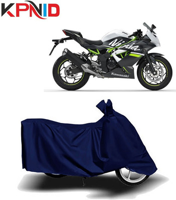 KPNID Waterproof Two Wheeler Cover for Kawasaki(Ninja, Blue)