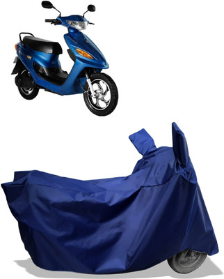 Amexride Two Wheeler Cover for Indus(Yo Electron, Blue)
