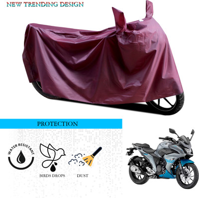 ANTHUB Waterproof Two Wheeler Cover for Yamaha(Fazer-250, Maroon)