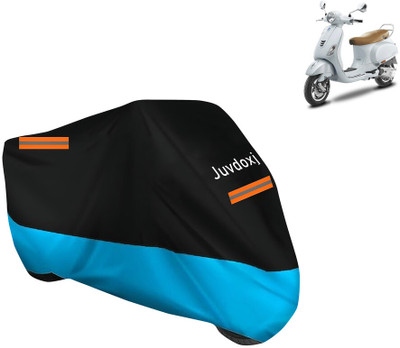 Juvdoxj Waterproof Two Wheeler Cover for Vespa(Vespa VXL 125, Blue)