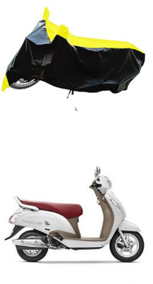 VESMEI Two Wheeler Cover for Suzuki(New Access 125, Yellow)