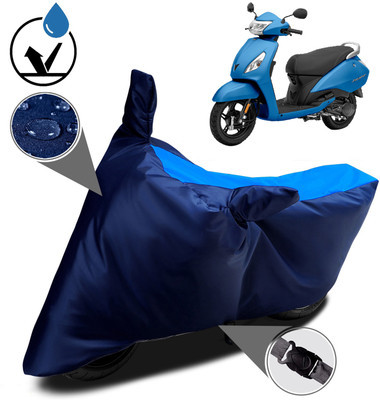 MWBB Waterproof Two Wheeler Cover for TVS(Jupiter, Multicolor)