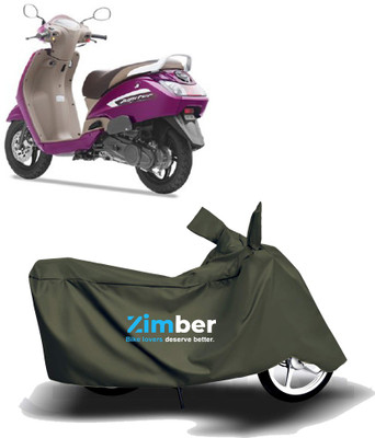 APNEK Two Wheeler Cover for TVS(Jupiter, Green)