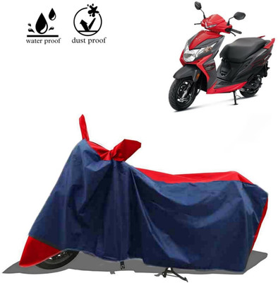 Mdstar Waterproof Two Wheeler Cover for Honda(Dio, Red)