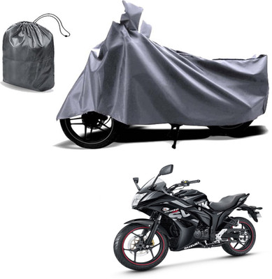 Autoinnovation Waterproof Two Wheeler Cover for Suzuki(Gixxer SF, Grey)