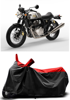 VESMEI Two Wheeler Cover for Royal Enfield(Continental GT 650, Red)