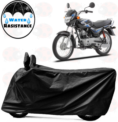 sowelar Waterproof Two Wheeler Cover for Bajaj(CT100, Black)