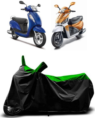 OliverX Waterproof Two Wheeler Cover for Mahindra(Gusto 125, Green)