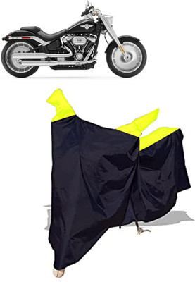 Amexride Two Wheeler Cover for Harley Davidson(Fat Boy, Multicolor)