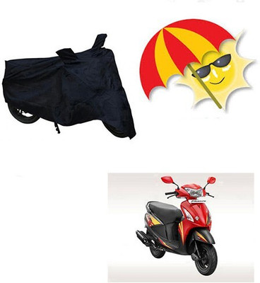 MMSSTAR Waterproof Two Wheeler Cover for Hero(Pleasure, Black)