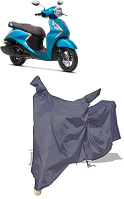 Amexride Two Wheeler Cover for Yamaha(Fascino 125, Grey)