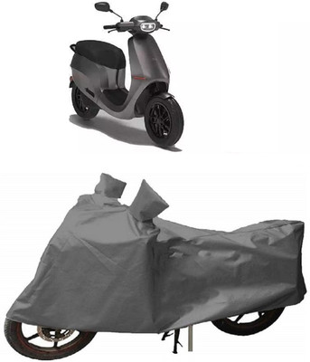 ABORDABLE Two Wheeler Cover for Ola(Electric Scooter, Grey)