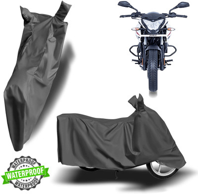 ROYAL AUTO MART Waterproof Two Wheeler Cover for Bajaj(Pulsar NS 160, Grey)