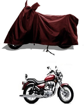KEDIT Two Wheeler Cover for Royal Enfield(Twin spark, Maroon)