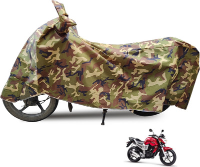 Euro Care Waterproof Two Wheeler Cover for Yamaha(FZ, Black)