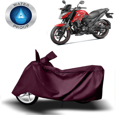 DeepShakshi AUTOMOTIVE Waterproof Two Wheeler Cover for Honda(X-Blade, Maroon)