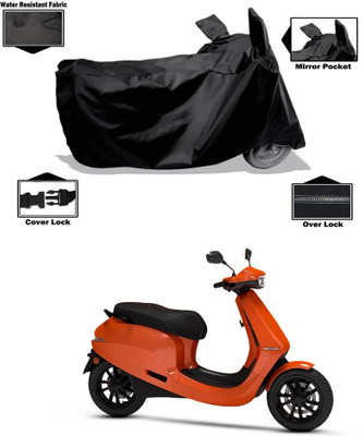 CODOKI Waterproof Two Wheeler Cover for Ola(Black)