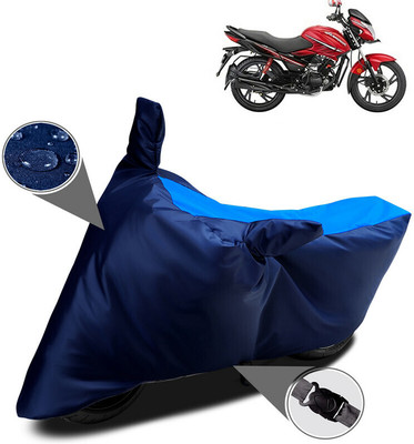 CoverXpert Two Wheeler Cover for Hero(Glamour i3s, Blue)