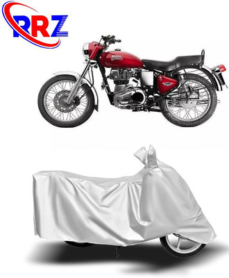 RRZ Waterproof Two Wheeler Cover for Royal Enfield(Electra, White)