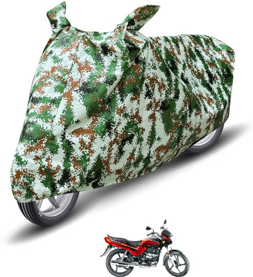 Auto Hub Waterproof Two Wheeler Cover for Hero(Passion Plus, Green)