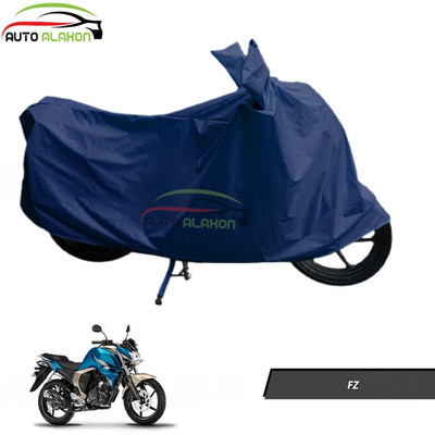 AUTO ALAXON Waterproof Two Wheeler Cover for Yamaha(FZ, Blue)