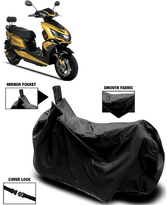 MMSSTAR Waterproof Two Wheeler Cover for Okinawa(Praise, Black)