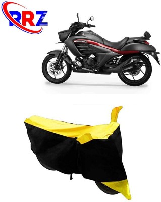 RRZ Waterproof Two Wheeler Cover for Suzuki(Intruder, Black, Yellow)