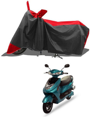 PAGORA Waterproof Two Wheeler Cover for Okinawa(R30 electric scooter, Red, Black)