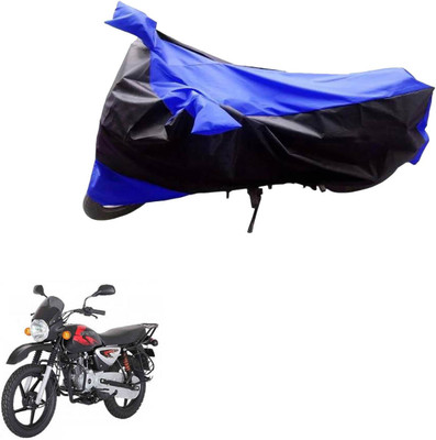 Mdstar Waterproof Two Wheeler Cover for Bajaj(Boxer, Black, Blue)