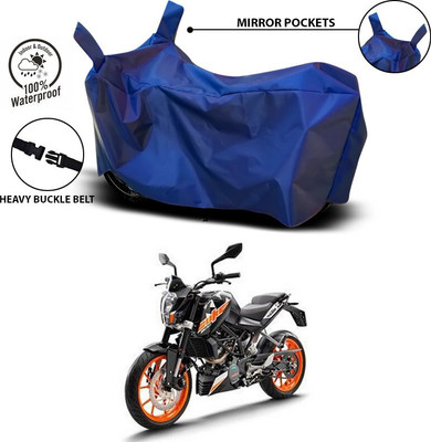 ANTHUB Waterproof Two Wheeler Cover for KTM(Duke 200, Blue)