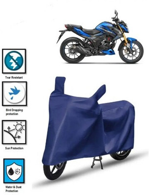 Tritika Waterproof Two Wheeler Cover for Honda(Hornet 2.0, Blue)