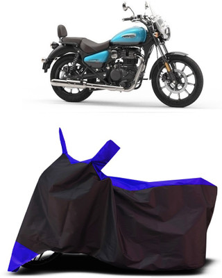 VESMEI Two Wheeler Cover for Royal Enfield(Meteor 350, Blue)