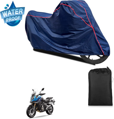 PAGORA Waterproof Two Wheeler Cover for CFMoto(650MT, Blue)