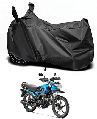 Auto Hub Waterproof Two Wheeler Cover for Hero(Passion Pro, Black)