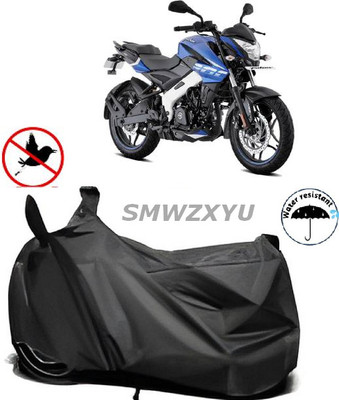 smwzxyu Waterproof Two Wheeler Cover for Bajaj(Pulsar 200 BS6, Black)