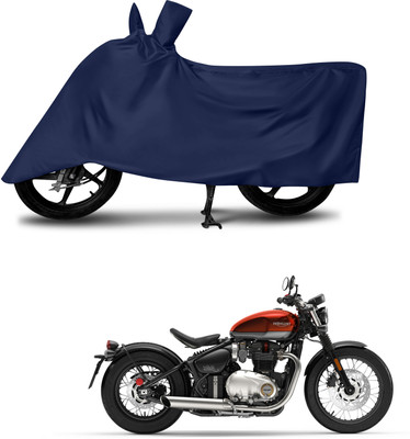 Mdstar Waterproof Two Wheeler Cover for Triumph(Bonneville Bobber, Blue)