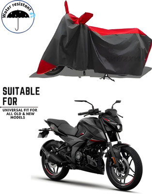 smwzxyu Waterproof Two Wheeler Cover for Bajaj(Pulsar NS 160, Black, Red)