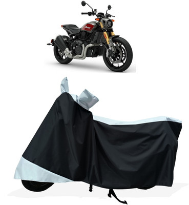Tricway Two Wheeler Cover for Indian(FTR 1200, White)