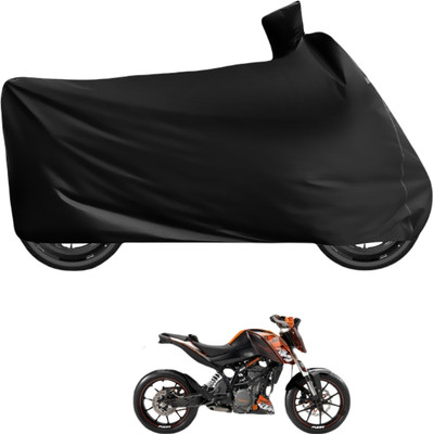 Caronix Waterproof Two Wheeler Cover for KTM(Duke 200, Black)