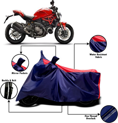 XOCAVO Two Wheeler Cover for Ducati(Monster 82, Red, Blue)