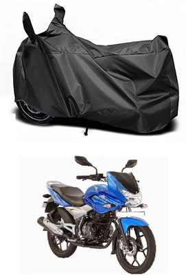 Auto Hub Waterproof Two Wheeler Cover for Bajaj(Discover, Black)