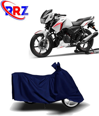 RRZ Two Wheeler Cover for TVS(Apache RTR 160, Blue)