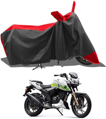 KEDIT Two Wheeler Cover for TVS(Red, Black)