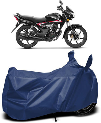 ZAQE Waterproof Two Wheeler Cover for Honda(CB Shine SP, Blue)