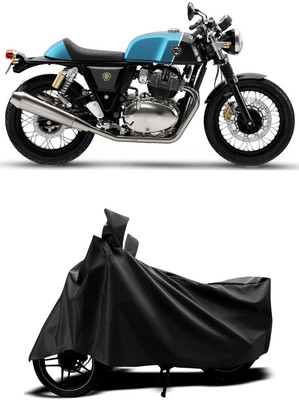 MMSSTAR Waterproof Two Wheeler Cover for Royal Enfield(Continental GT, Black)