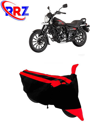RRZ Waterproof Two Wheeler Cover for Bajaj(Avenger Street 220, Black, Red)