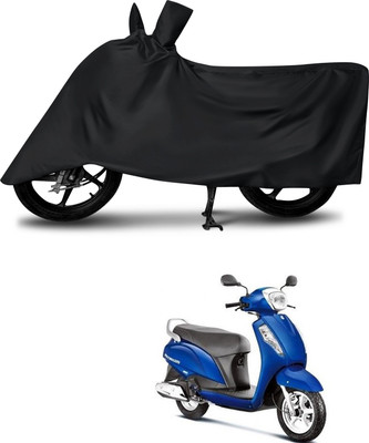 DeepShakshi AUTOMOTIVE Waterproof Two Wheeler Cover for Suzuki(Access 125, Black)